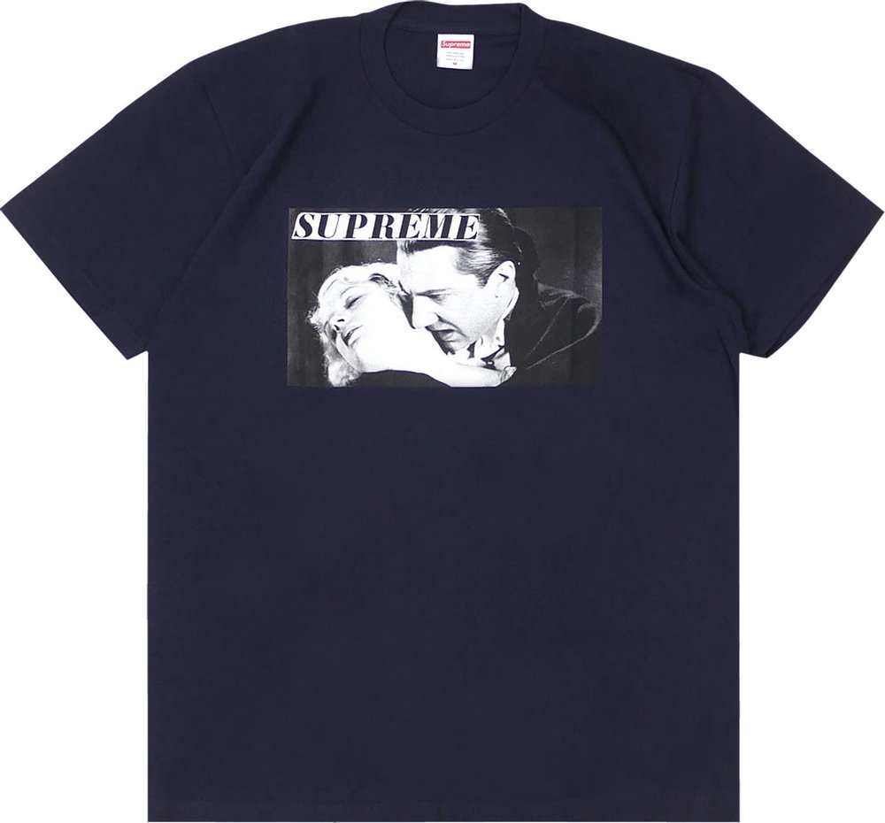 Supreme Bela Lugosi Tee Navy  | Hype Vault Kuala Lumpur | Asia's Top Trusted High-End Sneakers and Streetwear Store