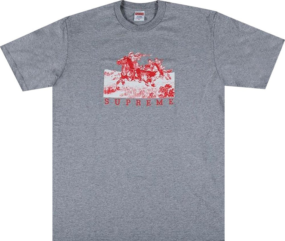 Supreme Riders Tee Grey | Hype Vault Kuala Lumpur | Asia's Top Trusted High-End Sneakers and Streetwear Store