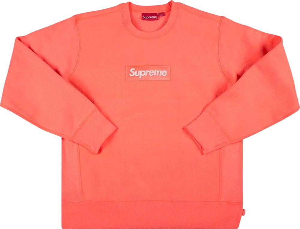 Supreme Box Logo Crewneck Fluoresent Pink | Hype Vault Kuala Lumpur | Asia's Top Trusted High-End Sneakers and Streetwear Store