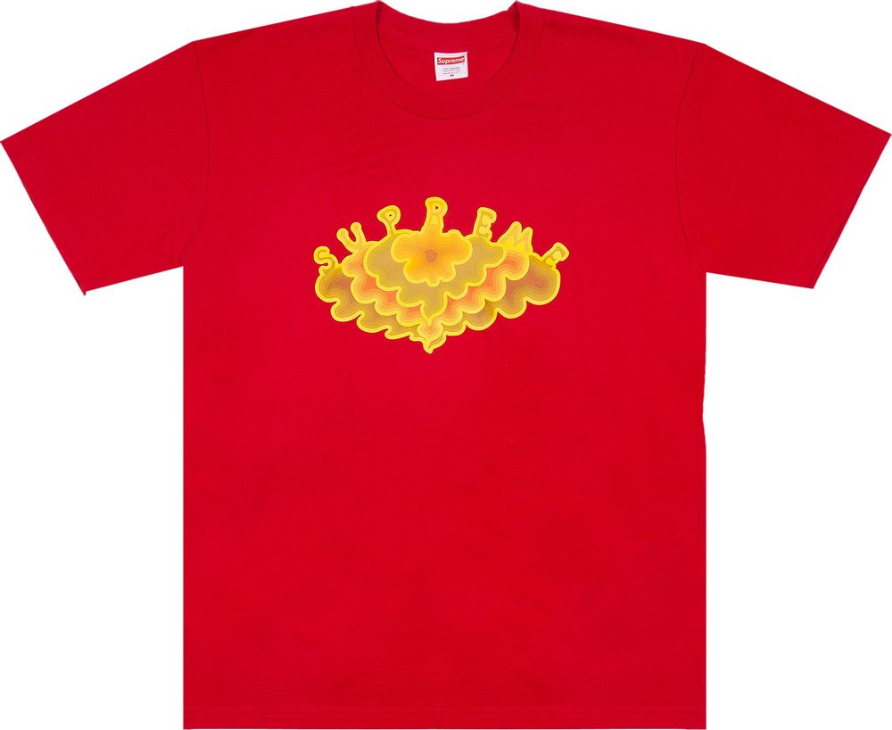 Supreme Cloud Tee Red  | Hype Vault Kuala Lumpur | Asia's Top Trusted High-End Sneakers and Streetwear Store