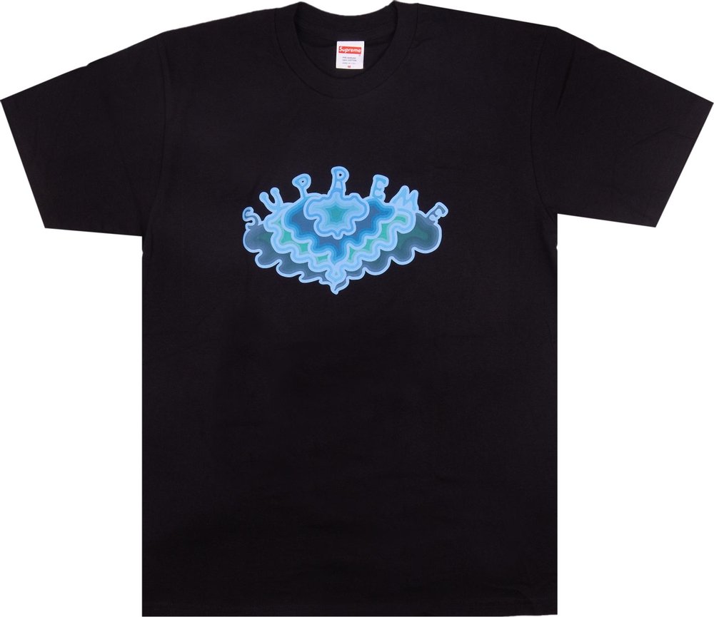 Supreme Cloud Tee Black  | Hype Vault Kuala Lumpur | Asia's Top Trusted High-End Sneakers and Streetwear Store