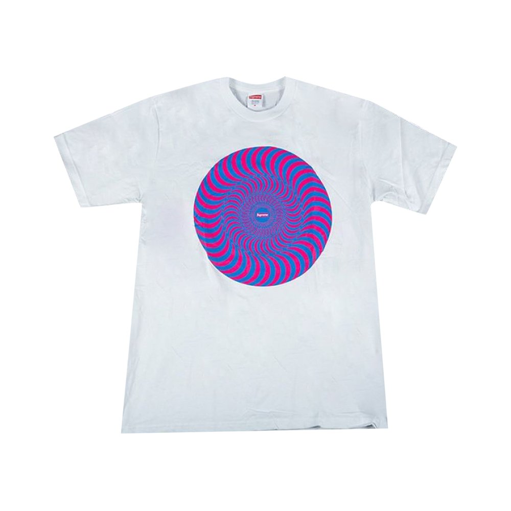 Supreme Spitfire Classic Swirl Tee White  | Hype Vault Kuala Lumpur | Asia's Top Trusted High-End Sneakers and Streetwear Store