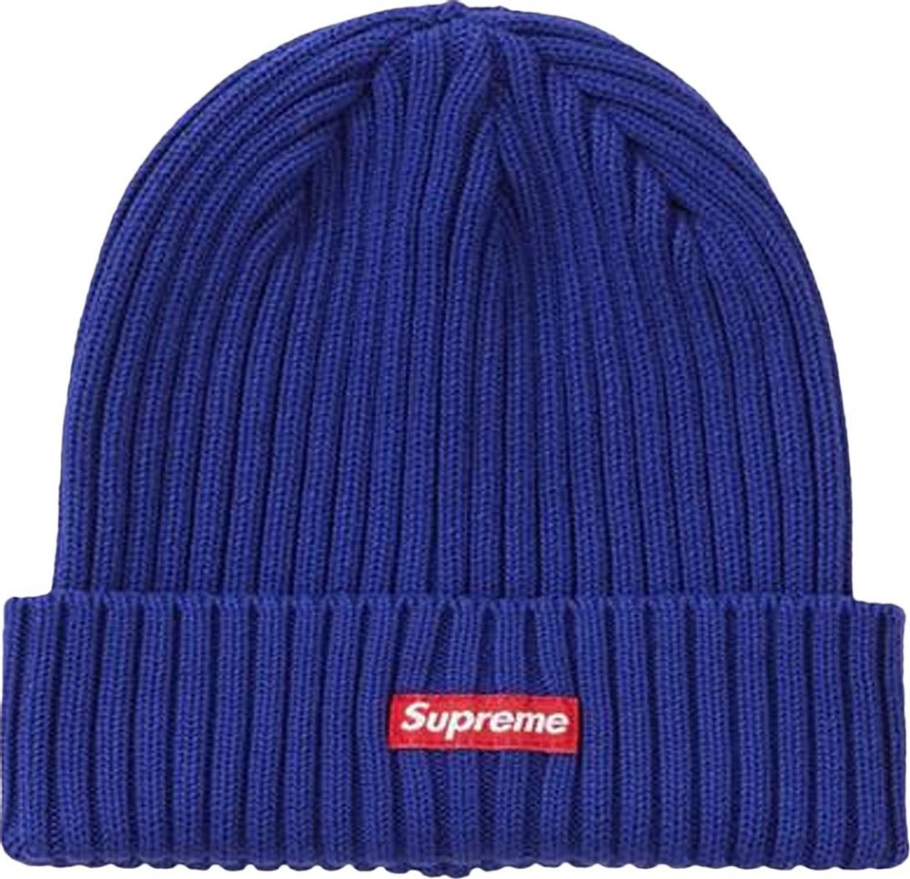 Supreme Overdyed ribbed knit beanie, Pink