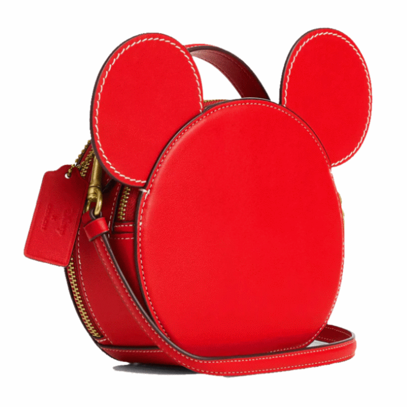 Disney x Coach Mickey Mouse Ear Bag Electric Red Hype Vault