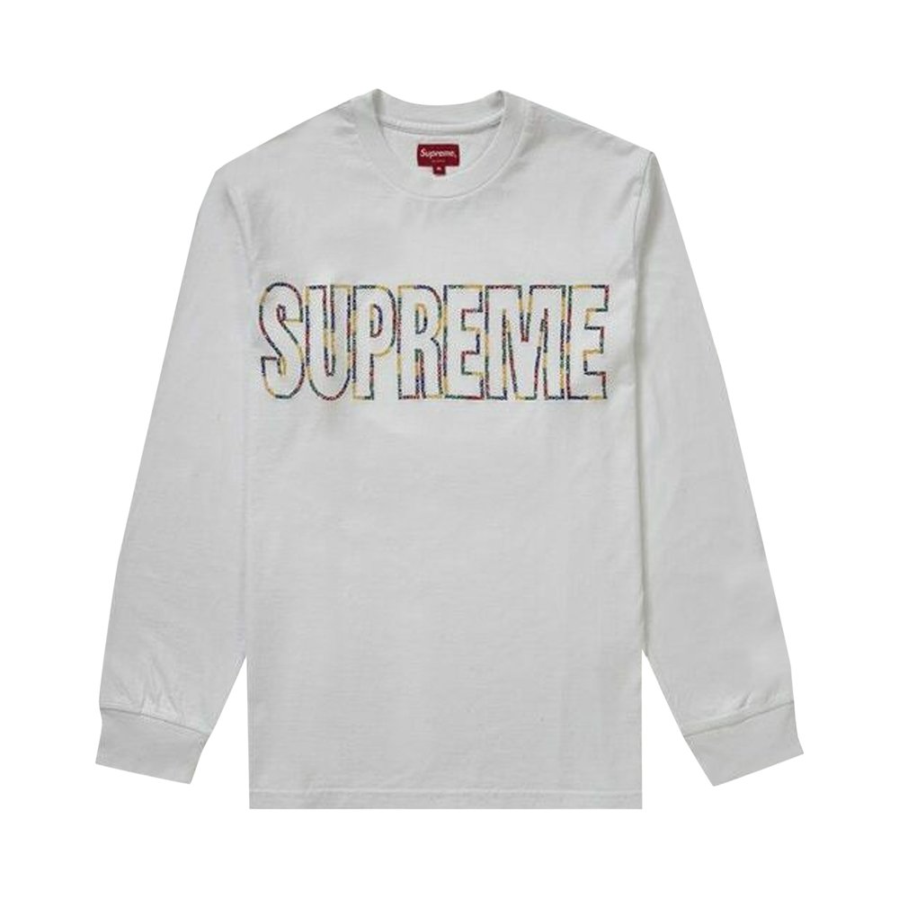 Supreme International L/S Tee White  | Hype Vault Kuala Lumpur | Asia's Top Trusted High-End Sneakers and Streetwear Store