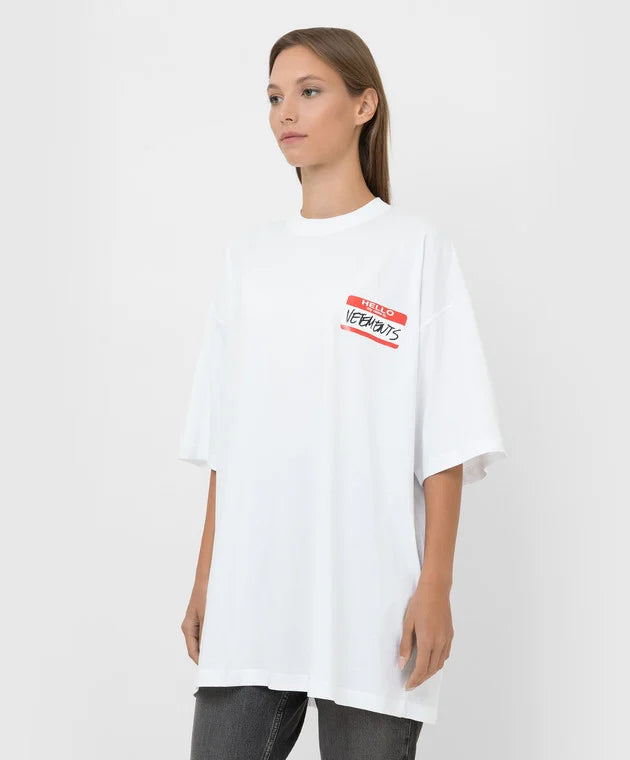 Vetements My Name Is Vetements T-Shirt White | Hype Vault Kuala Lumpur