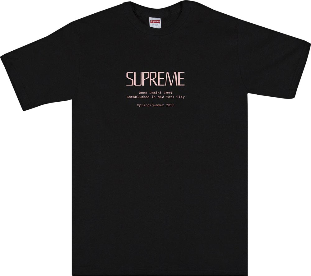Supreme Anno Domini Tee Black | Hype Vault Kuala Lumpur | Asia's Top Trusted High-End Sneakers and Streetwear Store