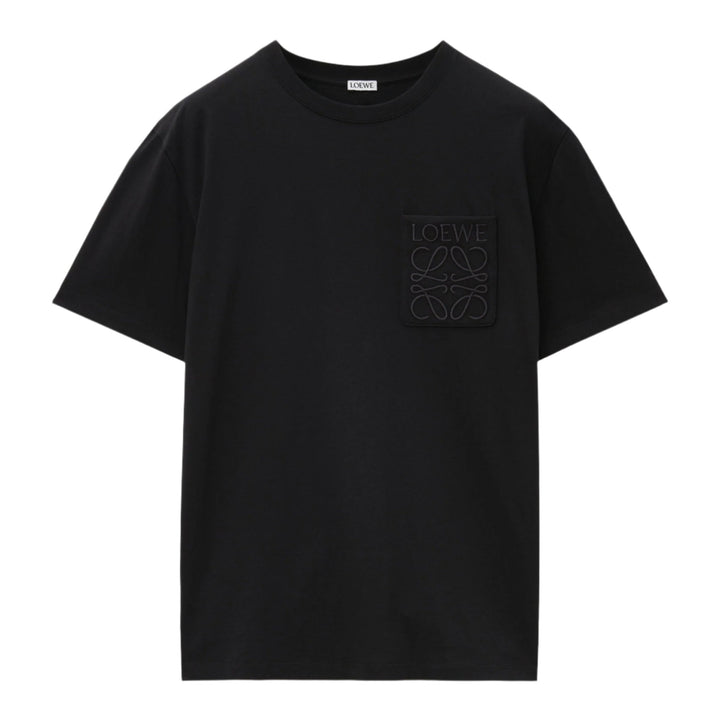 Loewe Anagram Black T-Shirt with Pocket | Hype Vault