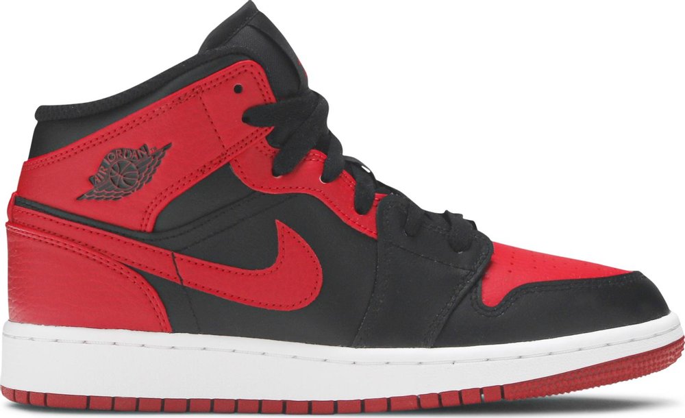 Air Jordan 1 Mid 'Banned' (GS) | Hype Vault Kuala Lumpur | Asia's Top Trusted High-End Sneakers and Streetwear Store