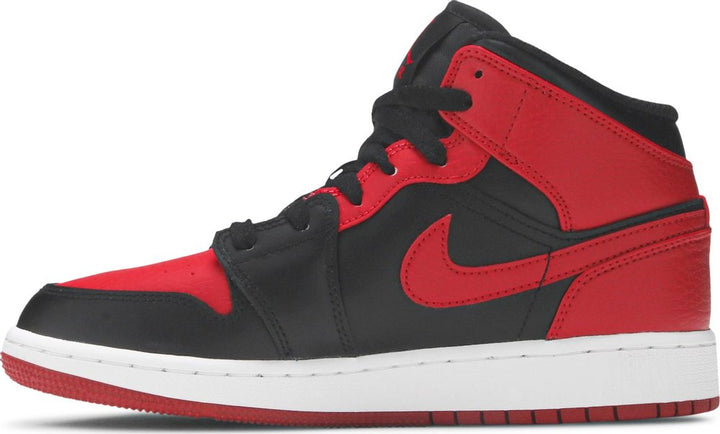 Air Jordan 1 Mid 'Banned' (GS) | Hype Vault Kuala Lumpur | Asia's Top Trusted High-End Sneakers and Streetwear Store