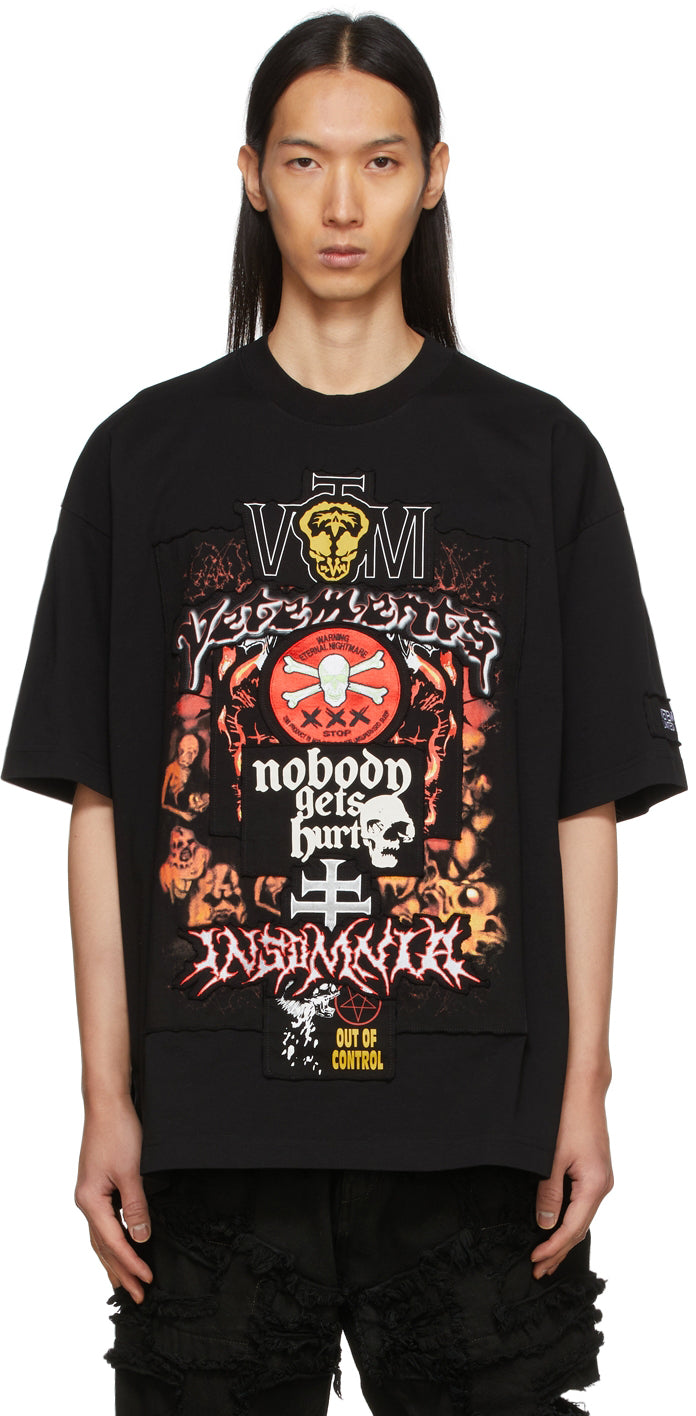 vetements heavy metal tee