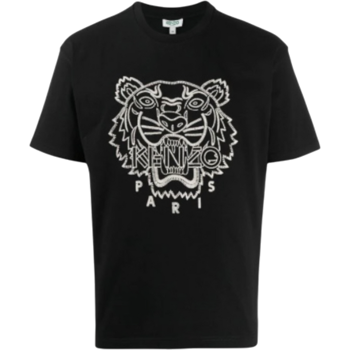 Kenzo Capsule Expedition Tiger Embroidered T-shirt 'Black' - Hype Vault 