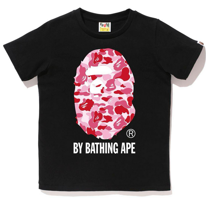 BAPE ABC Camo by Bathing Ape Tee ‘Black/Pink’