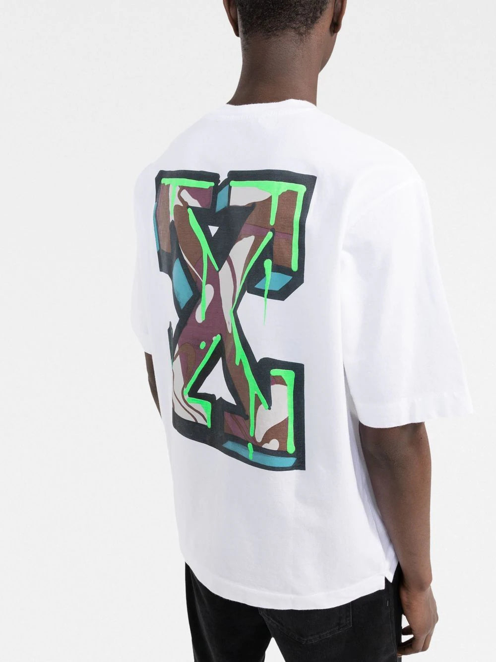 Off-White Neen Arrow Skate S/S T-Shirt White