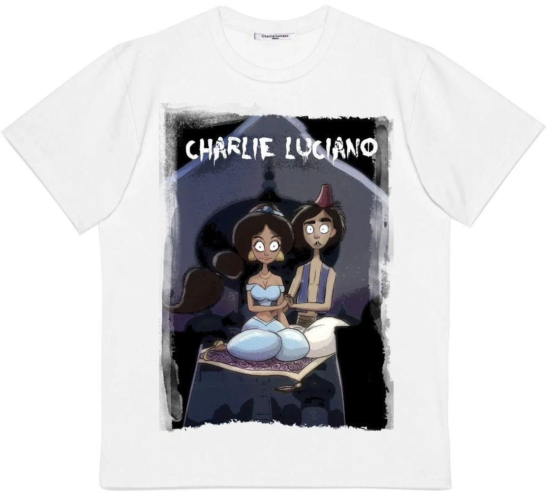 Charlie Luciano Aladdin T-Shirt White | Hype Vault Kuala Lumpur