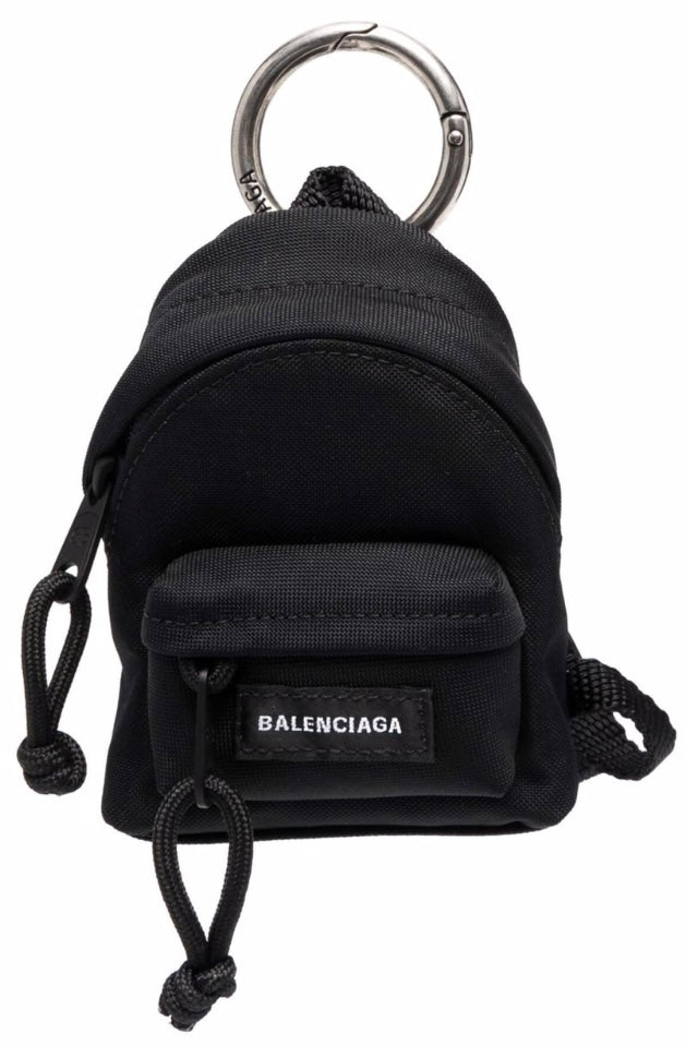 Balenciaga Micro Backpack Keychain In Black | Hype Vault Kuala Lumpur