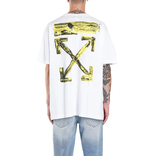 Off-White Acrylic Arrows S/S Oversized White T-Shirt | Hype Vault Kuala Lumpur