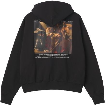 Off White Caravaggio Crowning Zip Skate Hoodie | Hype Vault Kuala Lumpur