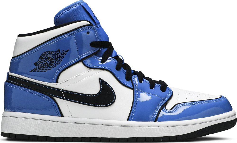 Air Jordan 1 Mid SE 'Signal Blue' | Hype Vault Kuala Lumpur | Asia's Top Trusted High-End Sneakers and Streetwear Store