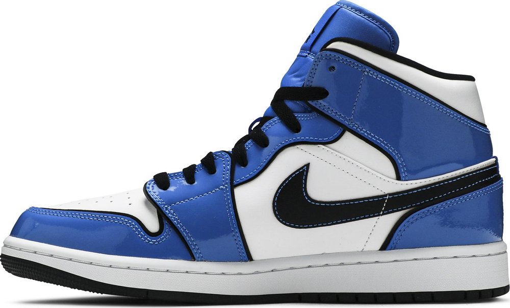 Air Jordan 1 Mid SE 'Signal Blue' | Hype Vault Kuala Lumpur | Asia's Top Trusted High-End Sneakers and Streetwear Store