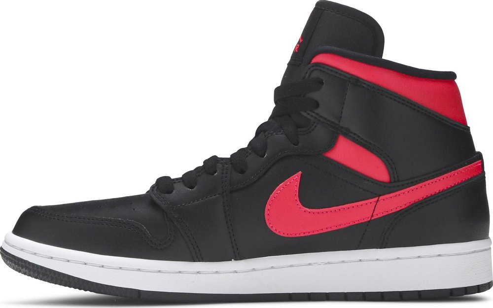 Air Jordan 1 Mid 'Black Siren Red' (GS) | Hype Vault Kuala Lumpur | Asia's Top Trusted High-End Sneakers and Streetwear Store