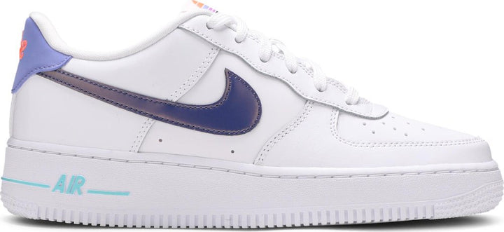 Nike Air Force 1 Low LV8 'White Dark Purple Dust' (GS) | Hype Vault Kuala Lumpur | Asia's Top Trusted High-End Sneakers and Streetwear Store