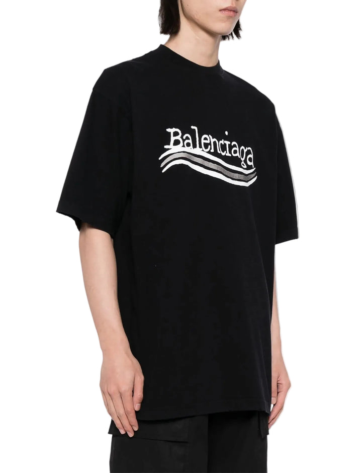 Balenciaga Hand Drawn Political Campaign T-Shirt Black (FW23)