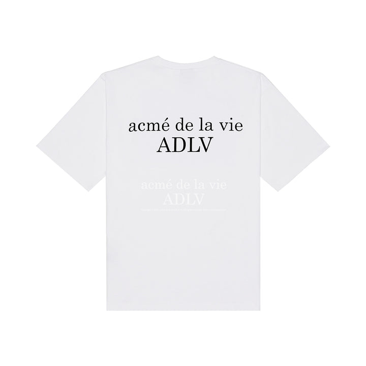 acmé de la vie (ADLV) Glossy Basic Logo Short Sleeve T-Shirt 2 White | Hype Vault Kuala Lumpur | Asia's Top Trusted High-End Sneakers and Streetwear Store