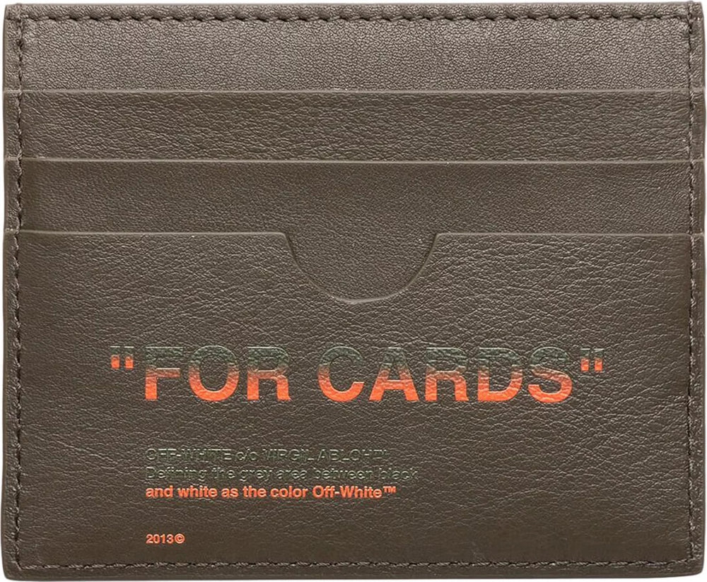 Off-White Quote Leather Cardholder | Hype Vault Kuala Lumpur