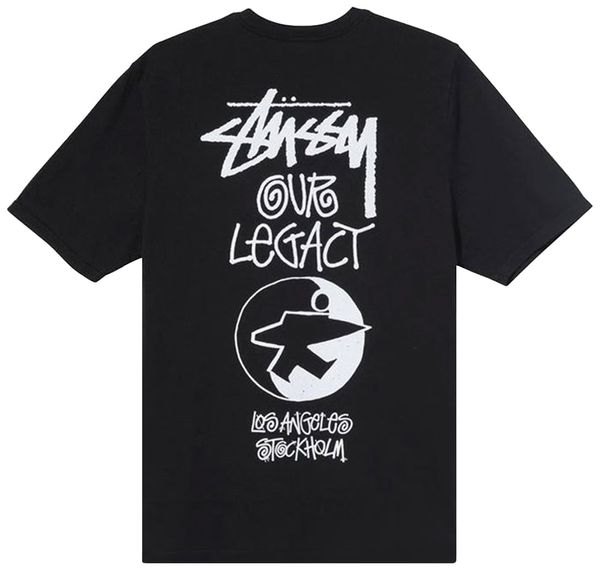 Stussy x Our Legacy Surfman Tee 'Black' | Hype Vault