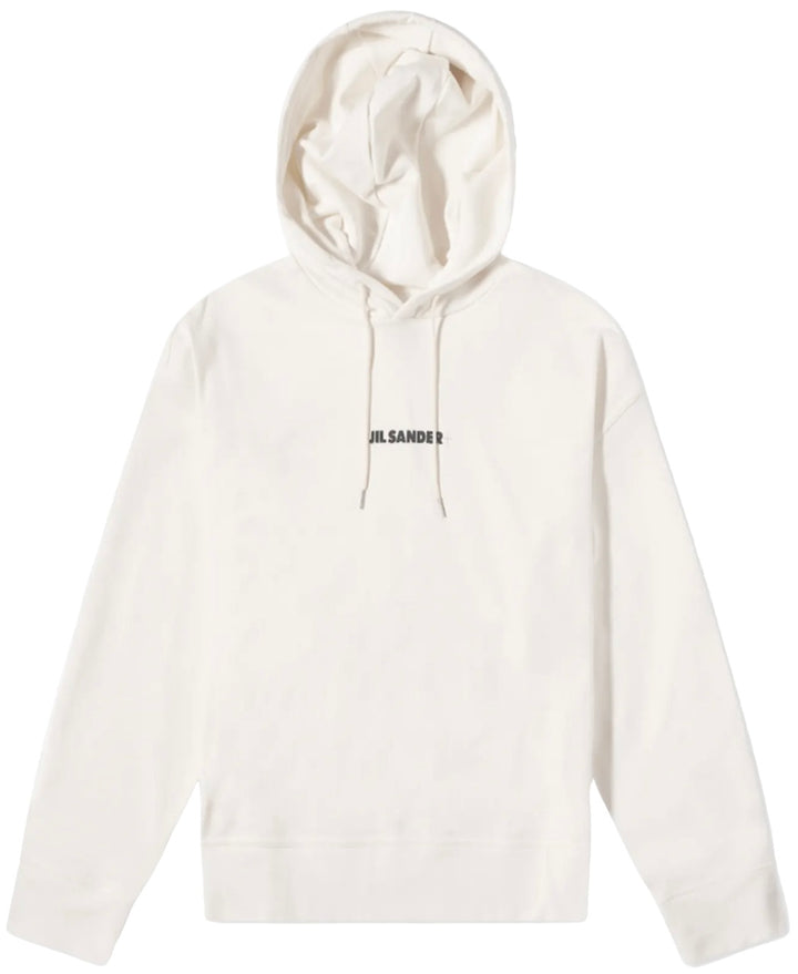 Jil Sander Plus Logo Popover Hoodie White | Hype Vault Kuala Lumpur 