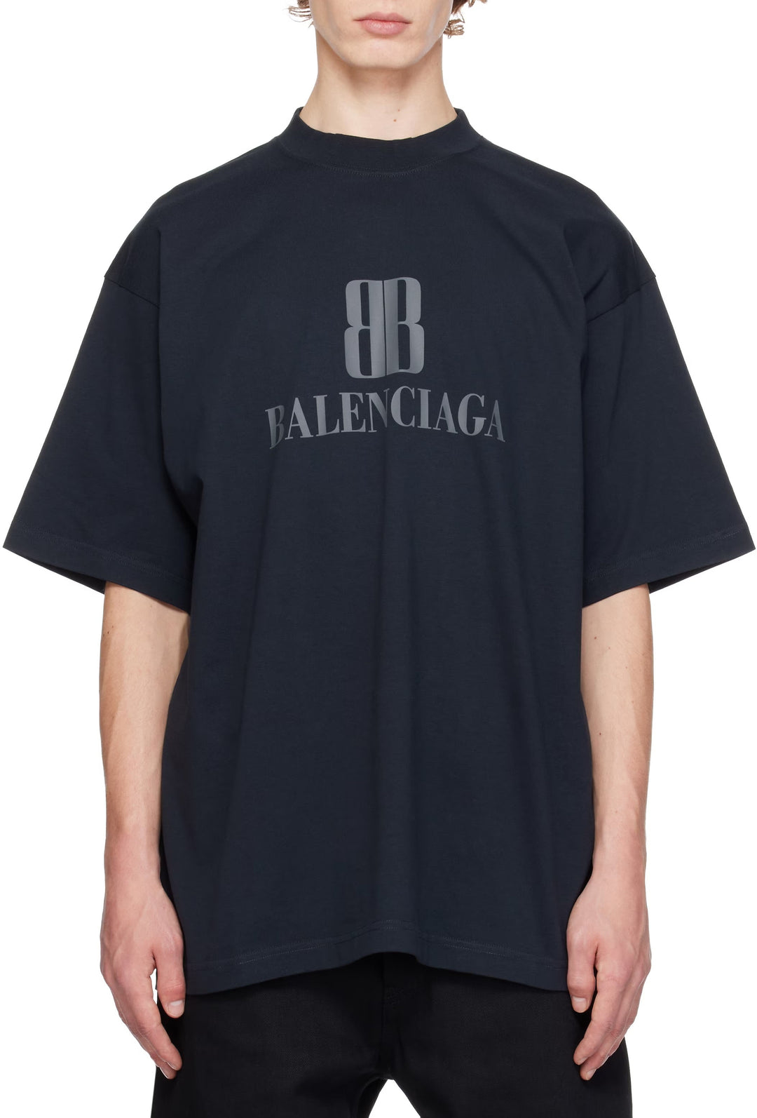Balenciaga Black Nano BB T-Shirt