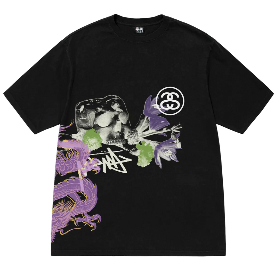 Stussy Strike Pigment Dyed Tee Black | Hype Vault Kuala Lumpur | Asia's Top Trusted High-End Sneakers and Streetwear Store