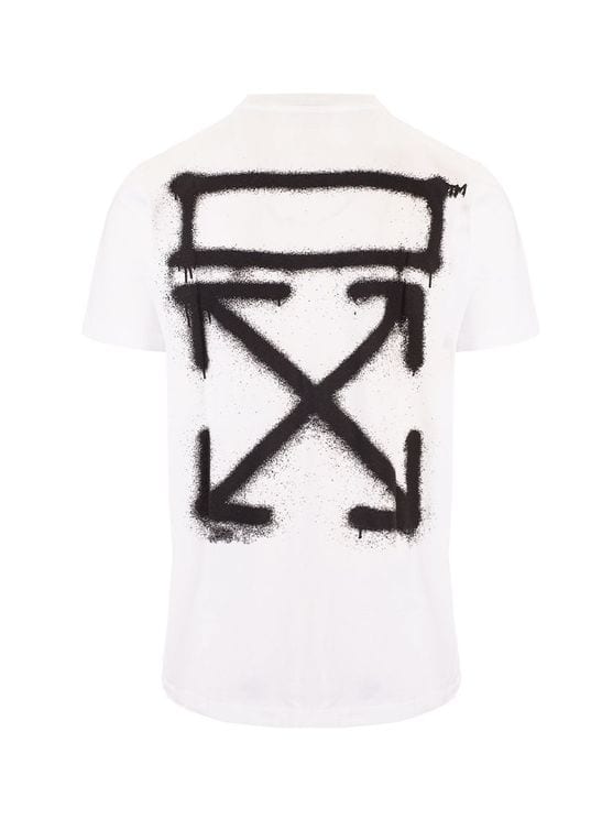 Off-White Spray Marker Slim S/S T-Shirt White