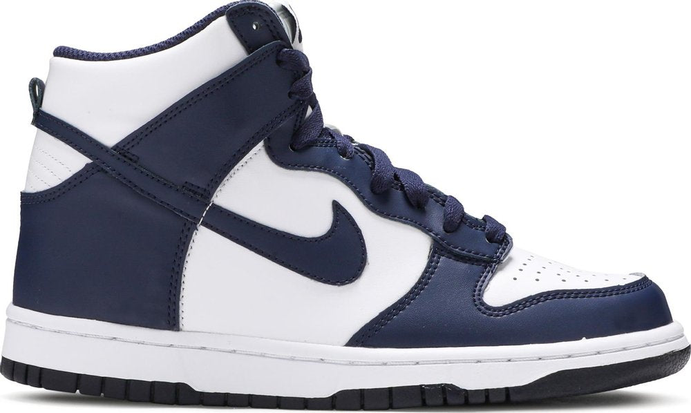 Nike Dunk High 'Championship Navy' (GS) | Hype Vault Kuala Lumpur | Asia's Top Trusted High-End Sneakers and Streetwear Store