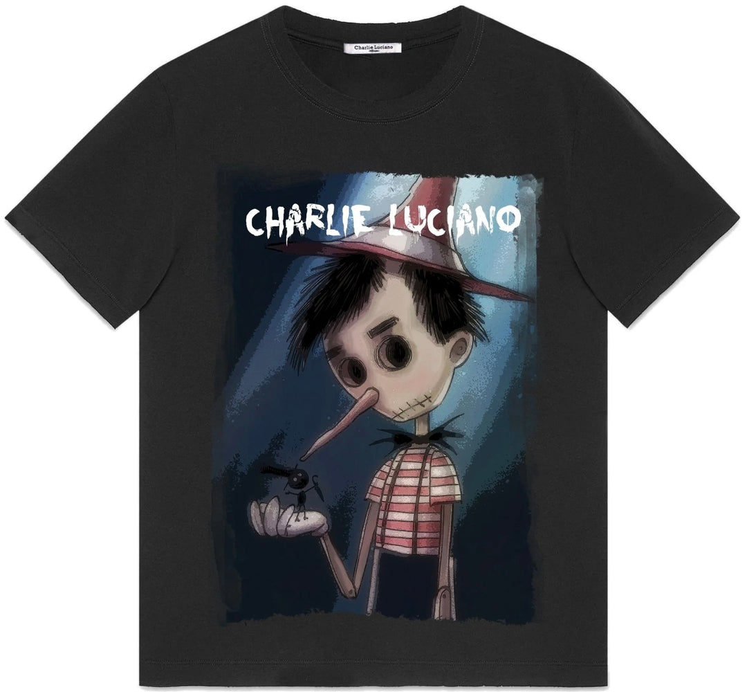 Charlie Luciano Pinocchio T-Shirt Black | Hype Vault Kuala Lumpur