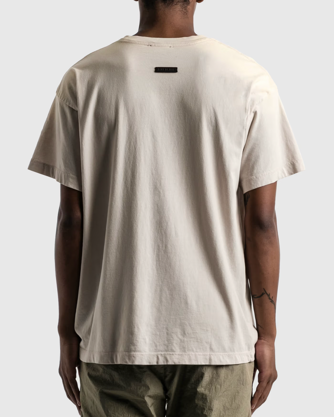Fear of God FG Tee ‘Vintage Concrete White’ (SS21) - Hype Vault 