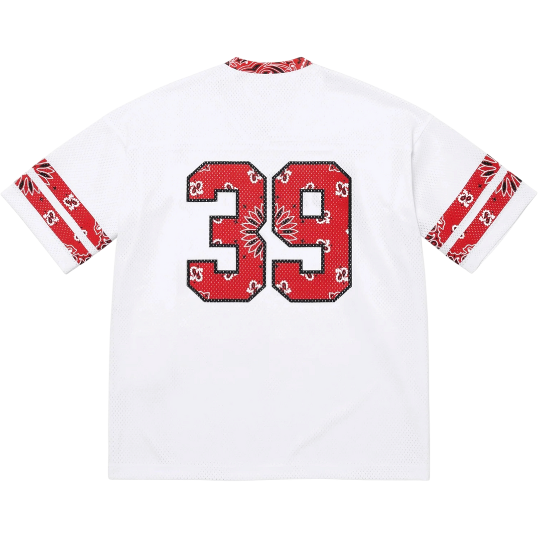 Supreme Bandana Football Jersey White (SS25)