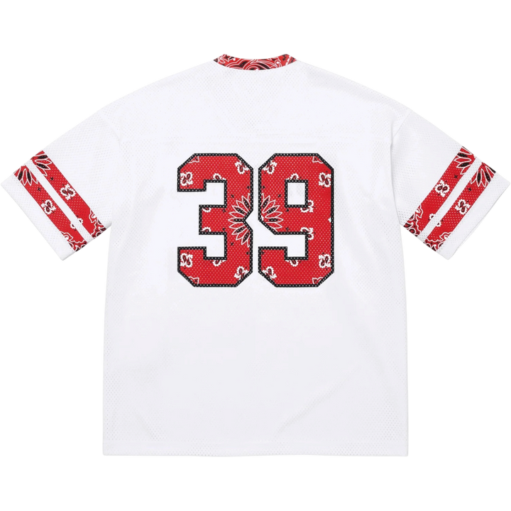 Supreme Bandana Football Jersey White (SS25)