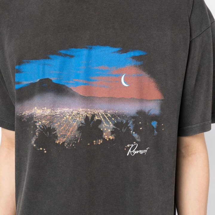 Represent The Hills T-Shirt Vintage Grey - Hype Vault 