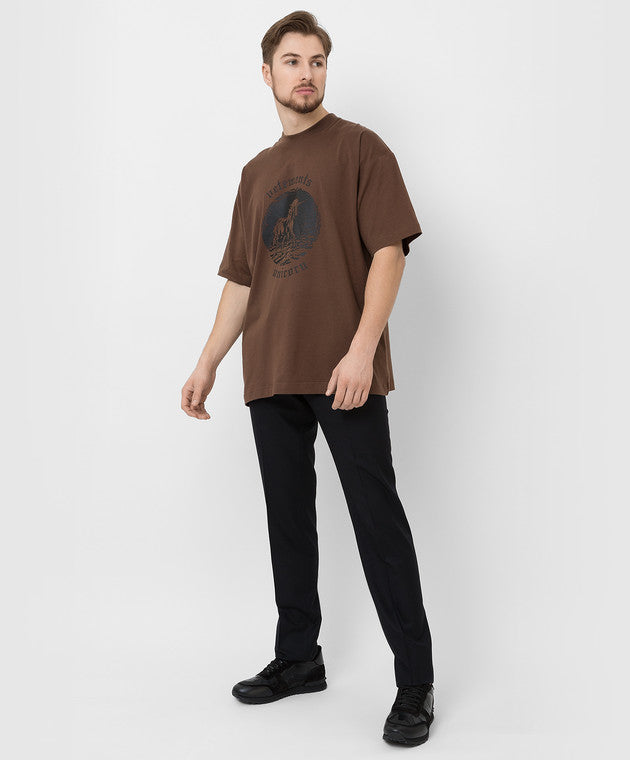 Vetements Double Unicorn T-Shirt Brown | Hype Vault Kuala Lumpur