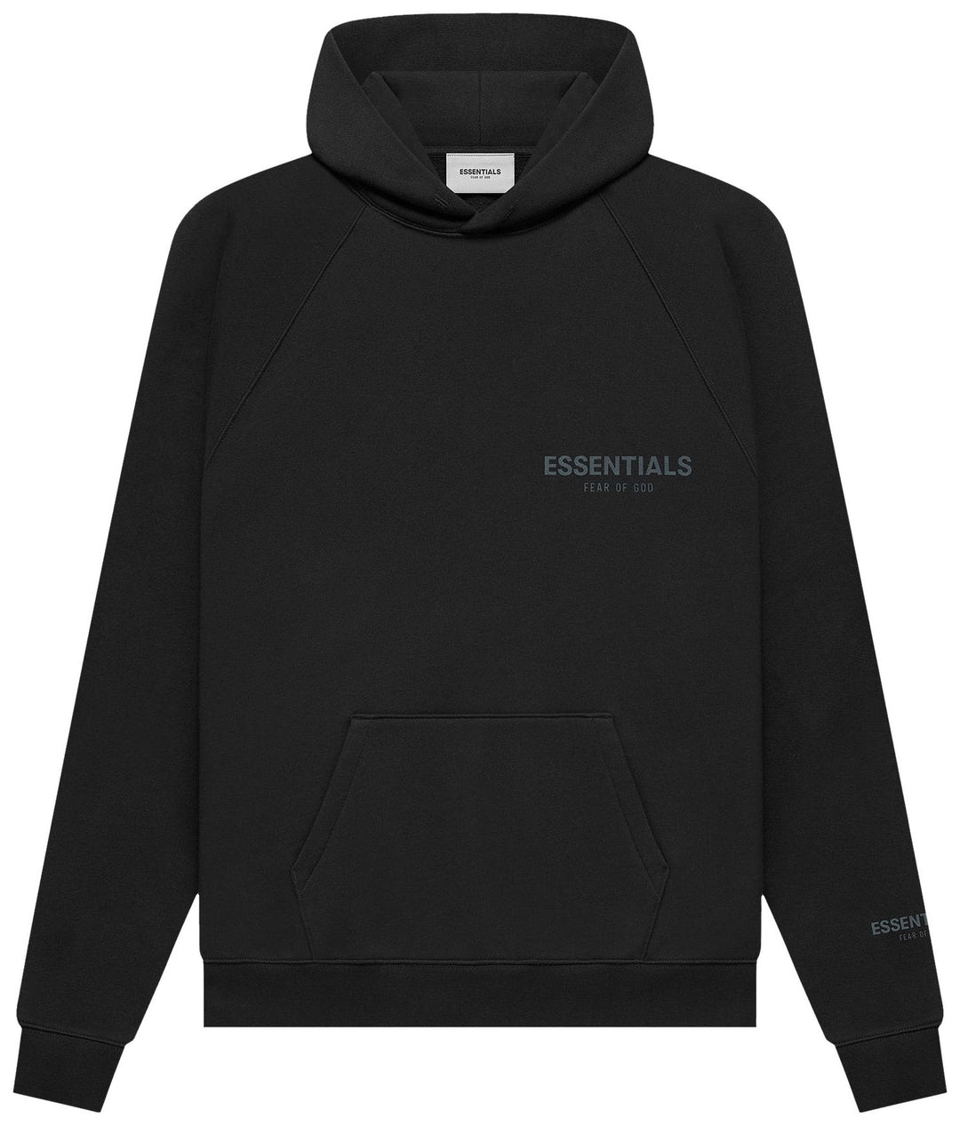 Fear of God Essentials Pullover Hoodie Black (FW21) | Hype Vault