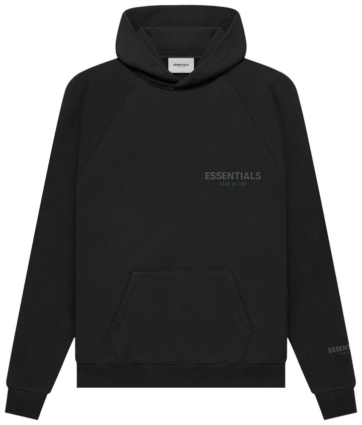 Fear of God Essentials Pullover Hoodie Black (FW21) | Hype Vault