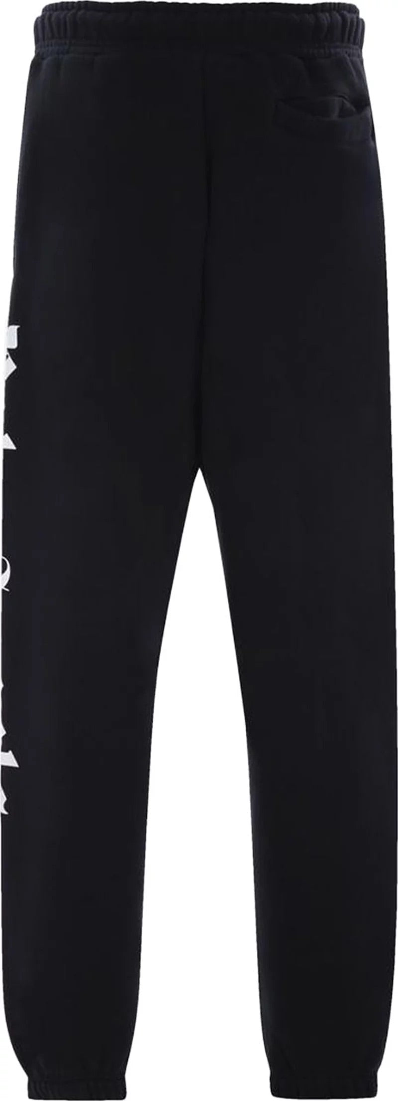 Palm Angels Side Logo Sweatpant Black White | Hype Vault Kuala Lumpur