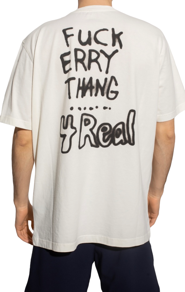 Heron Preston SS Tee OS F Errythang White | Hype Vault Kuala Lumpur 