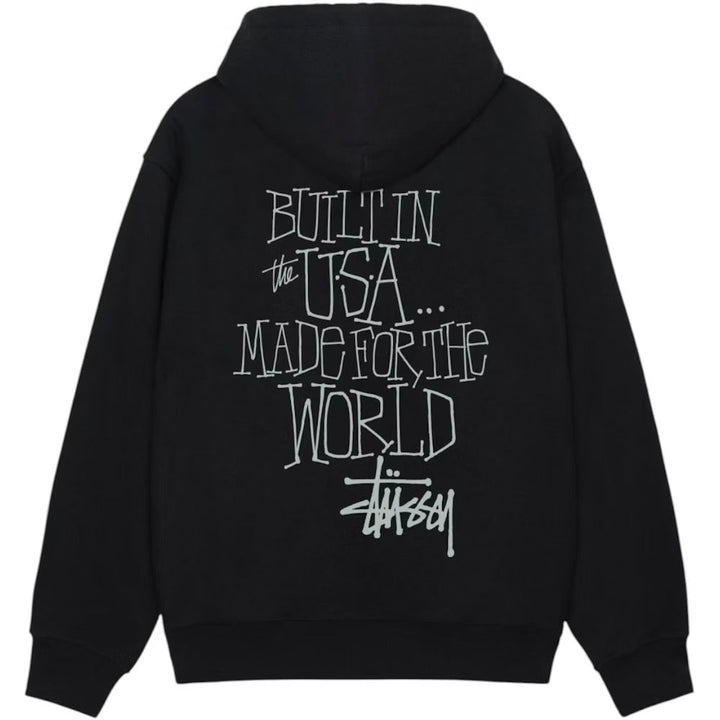Stussy Built in USA Hoodie ‘Black’ (FW24)