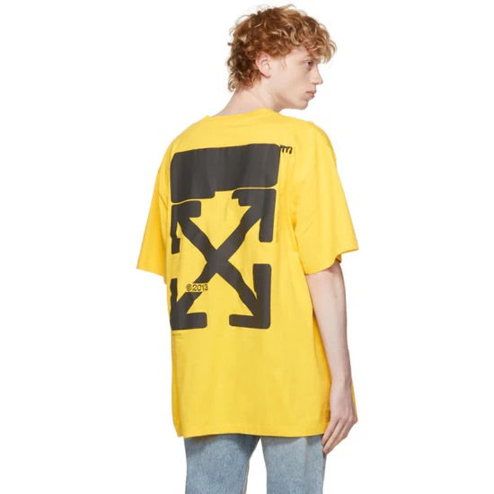 Off-White Tech Marker S/S Oversized Maize Black T-Shirt. | Hype Vault Kuala Lumpur