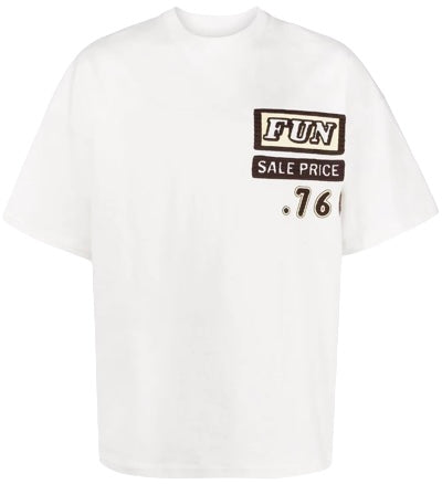 Jil Sander Embroidered Graphic Text T-Shirt White | Hype Vault Kuala Lumpur 