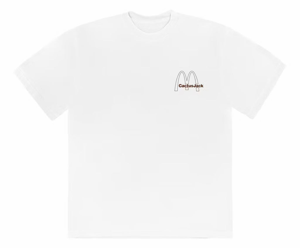 Cactus Jack Travis Scott McDonald's Vintage Action Tee White | Hype Vault Kuala Lumpur | Asia's Top Trusted High-End Sneakers and Streetwear Store