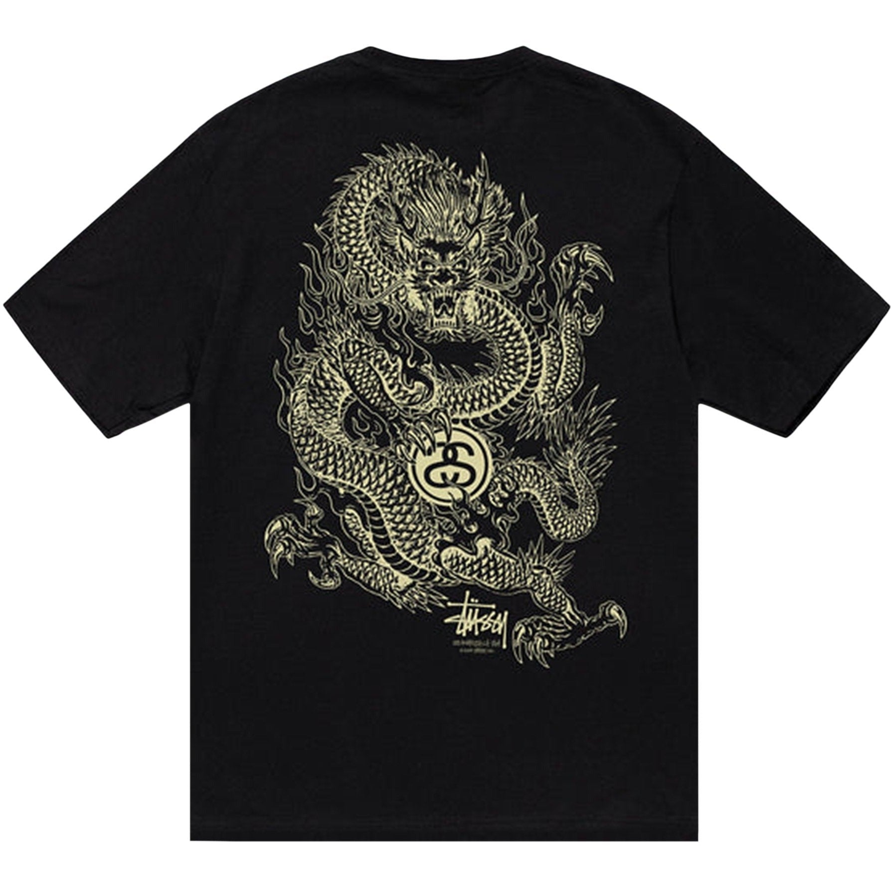 Stussy Dragon Tee Black